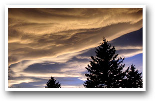 Sunset near Allenspark, Colorado