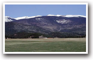 View of the Moreno Valley in Eagle Nest, New Mexico