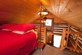 Cabin Interior at Avalanche Ranch Cabins and Hot Springs in Crystal River Valley near Glenwood Springs, Aspen, and Snowmass Village, Colorado