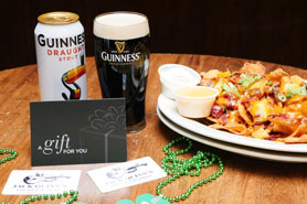 Irish Nachos and Guinness Stout at Jack Quinn's Irish Pub where the Colorado Springs Historic Walking Tour ends in Downtown Colorado Springs, Colorado.