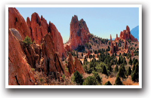 Garden of the Gods in Colorado Springs, Colorado