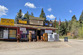 Dakota Dukes convenience store in Cuchara, Colorado.