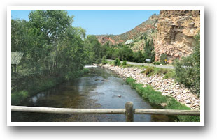 Big Thompson River runs through Loveland, Colorado