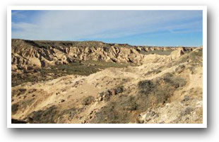 Bluffs in Pawnee National Grasslands, Colorado