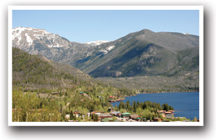 Hilltop East Shore Trailhead Offers Views of Grand Lake and Shadow Mountain and Lake, Colorado