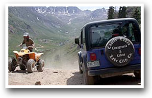 Jeeping on the Alpine Loop Jeep Trails, Colorado