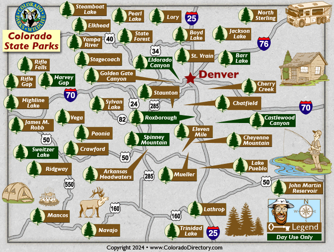 Colorado State Parks Map