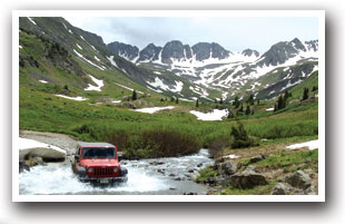 Jeeping near Lake City, Colorado Vacation Directory