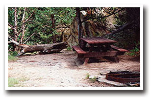 Campsite at the Comanche National Grasslands in Colorado