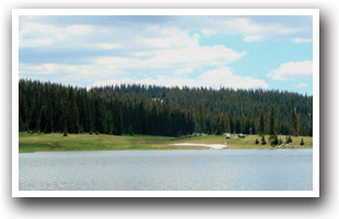 Fishing in Lake Kerr, Colorado