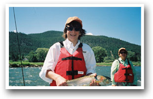 Fishing in South Fork, Colorado