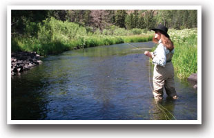 Fishing in Taos, New Mexico