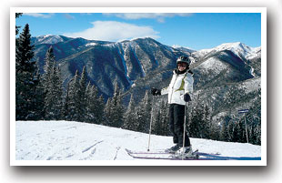 Skiing in Taos, New Mexico